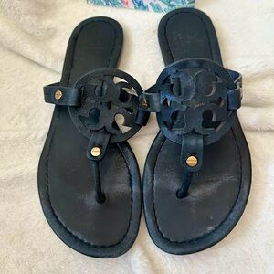 EUC Tory Burch Miller Sandals - Navy